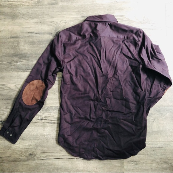 NWT Bonobos, Burgundy Unbutton Down Wool Shirt, M - Picture 3 of 8